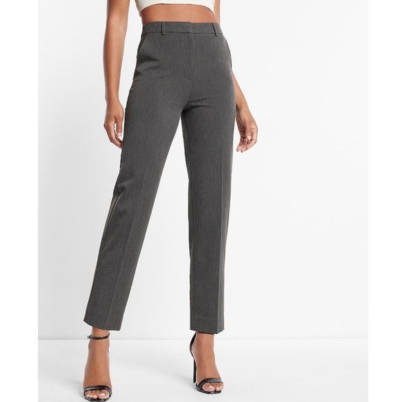 Express Pants - Express Editor Super High Waisted Ankle Pants